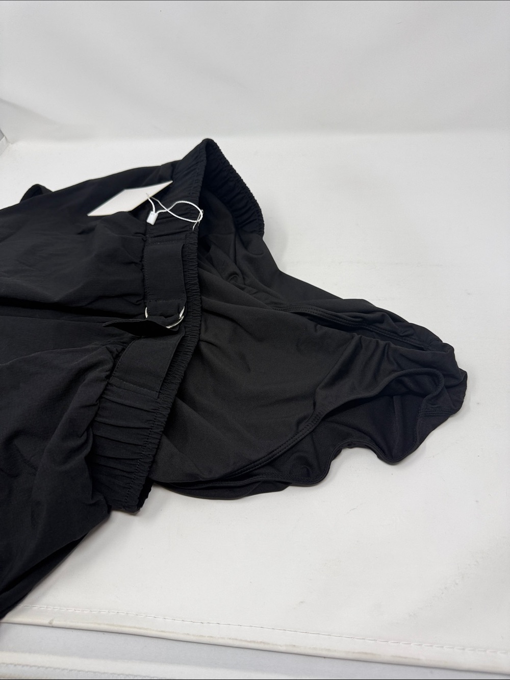 Cara Loren Black Women's Elastic-Waist track Shorts size M - Picture 8 of 8
